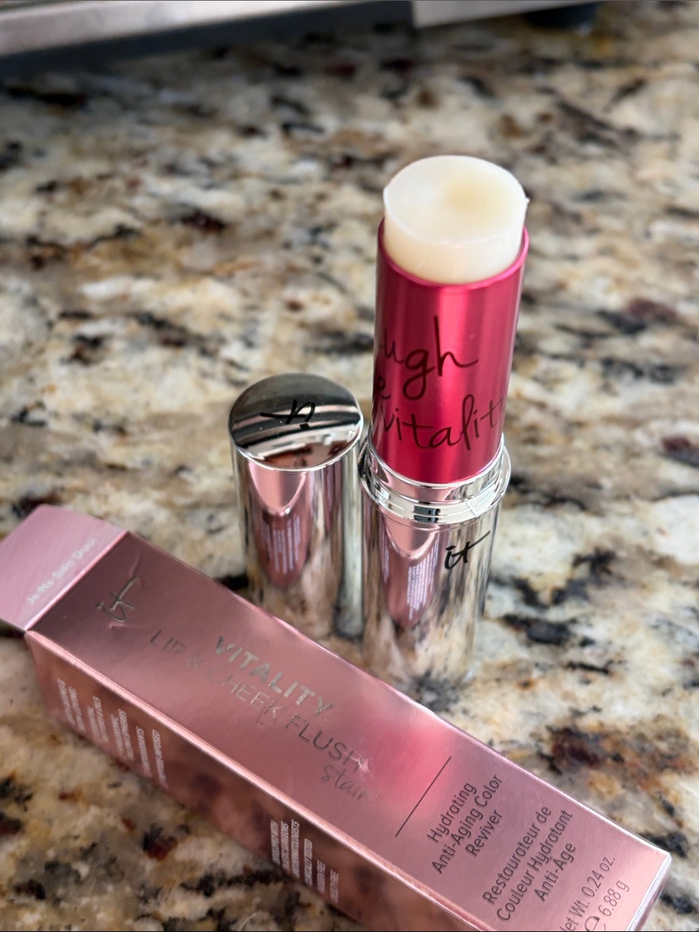 ⚡️❄️It Cosmetics Vitality Lip & Cheek Flush Stain Reviver - Picture 4 of 7